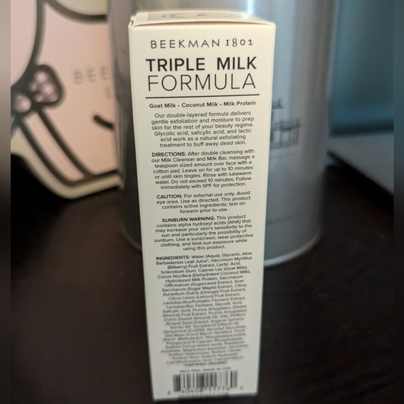 New in Box Beekman 1802 Milk Peel 100ml - Picture 3 of 7
